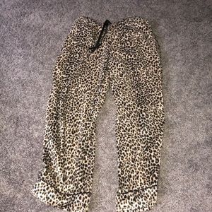 Cheetah Print Pajama set